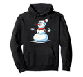 Meditation Snowman Yoga Pose Hoodie - Casual Everyday Wear for Adults - T-Shirt, Sweatshirt, Hoodie