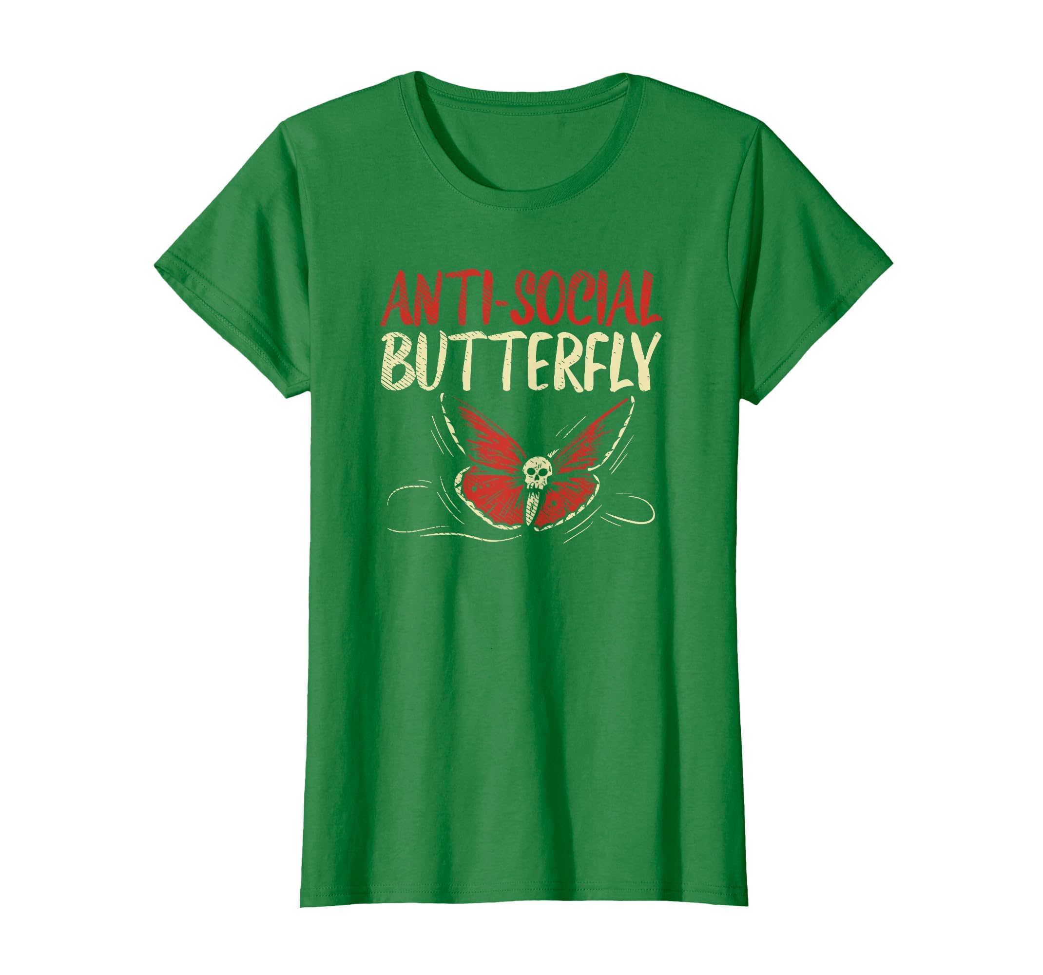 Anti Social Butterfly Goth Gothic T-Shirt - Streetwear Style Men Women - T-Shirt, Sweatshirt, Hoodie