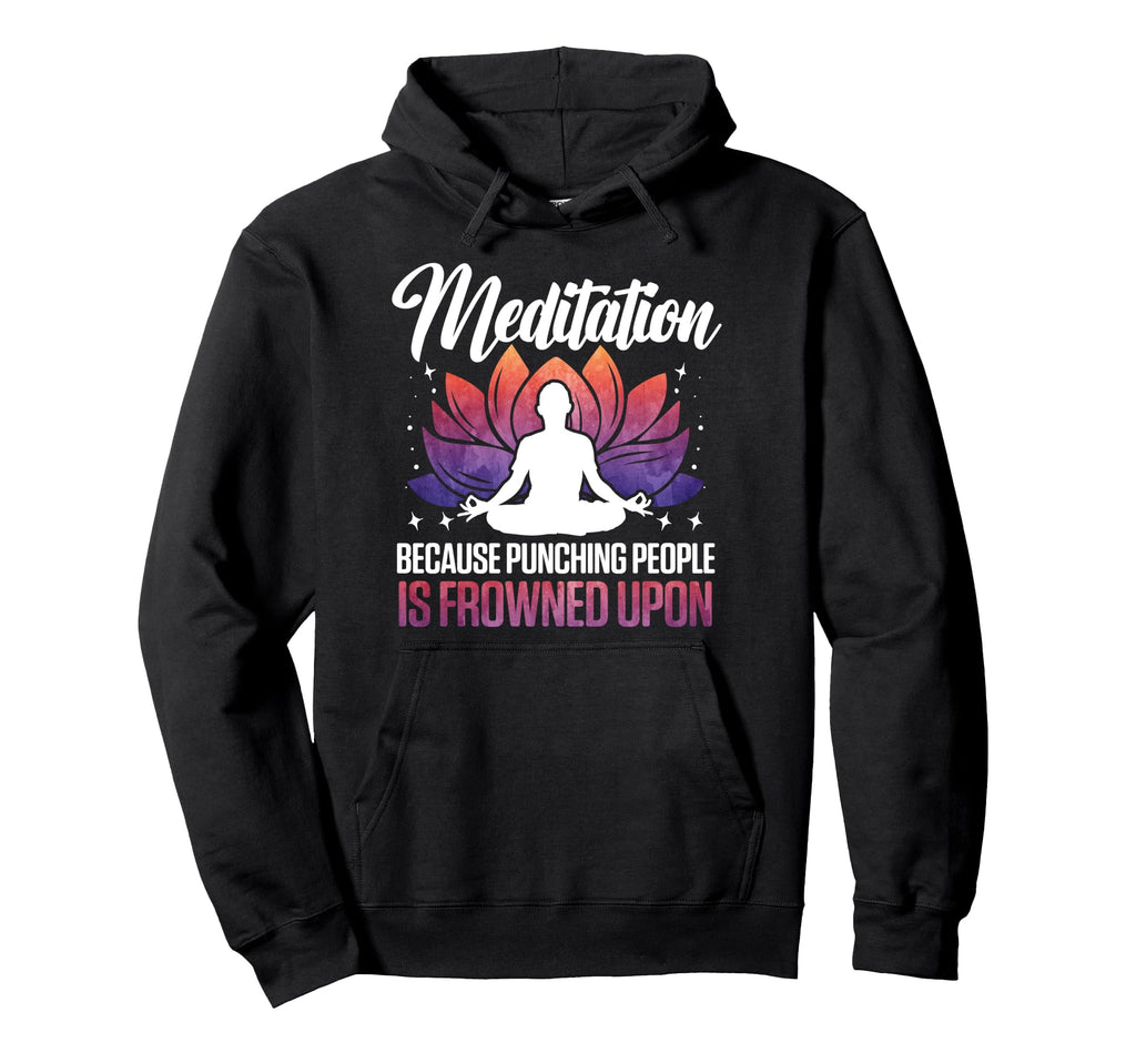 Meditation Yoga Spiritual Peace Hoodie - Casual Everyday Wear Men Women - T-Shirt, Sweatshirt, Hoodie
