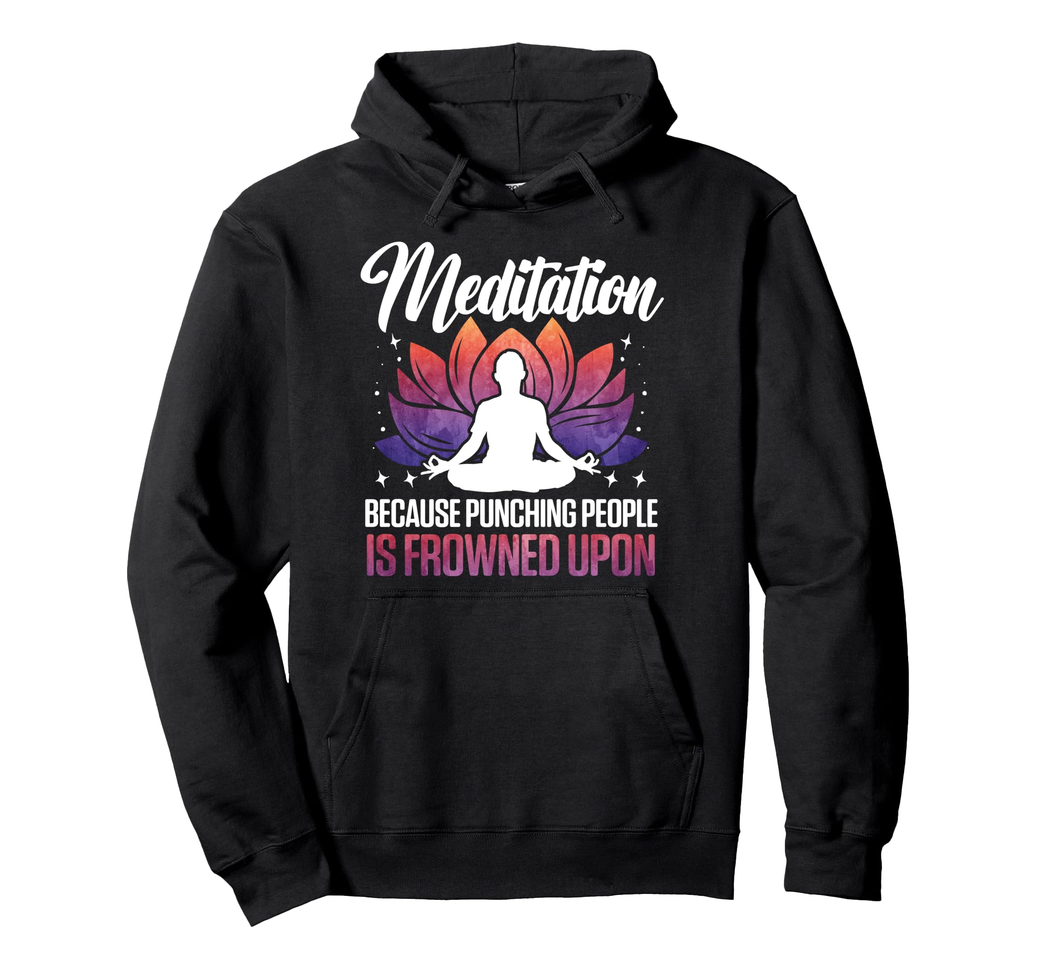 Meditation Yoga Spiritual Peace Hoodie - Casual Everyday Wear Men Women - T-Shirt, Sweatshirt, Hoodie