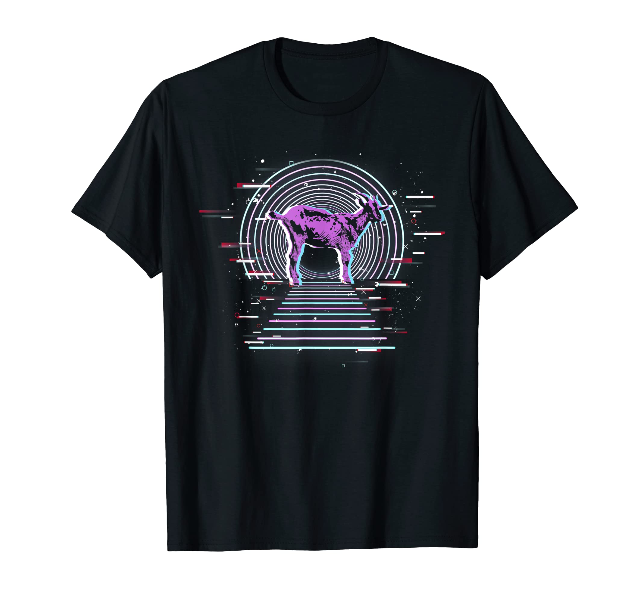 Farm Animal 80S Art Vaporwave T-Shirt - Aesthetic Graphic for Adults - T-Shirt, Sweatshirt, Hoodie