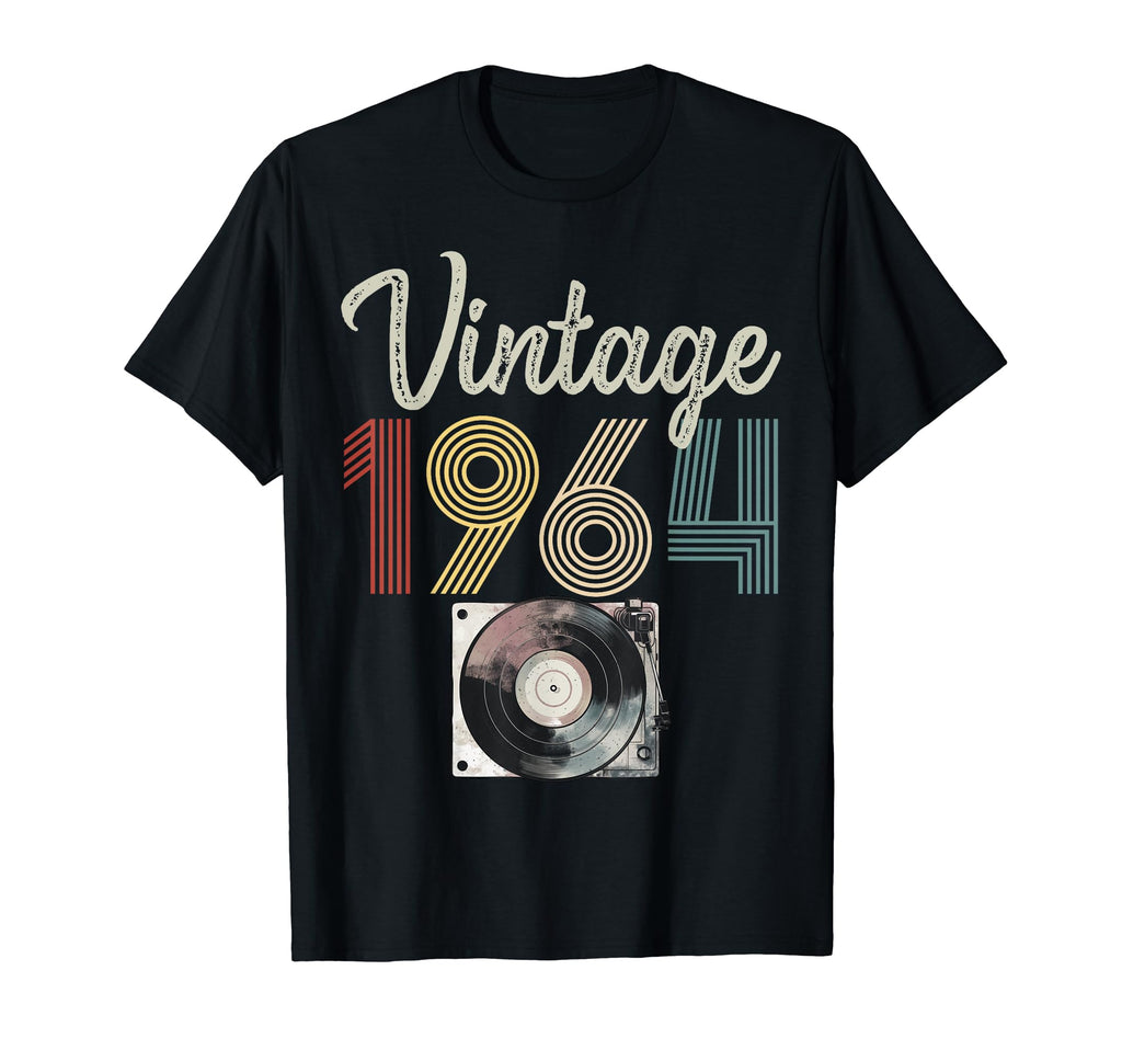 1964 Born 1964 Vinyl Record Player T-Shirt - Trendy Graphic for Adults - T-Shirt, Sweatshirt, Hoodie