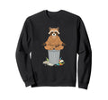 Zen Raccoon Achieves Balance Sweatshirt - Unique Graphic Unisex - T-Shirt, Sweatshirt, Hoodie