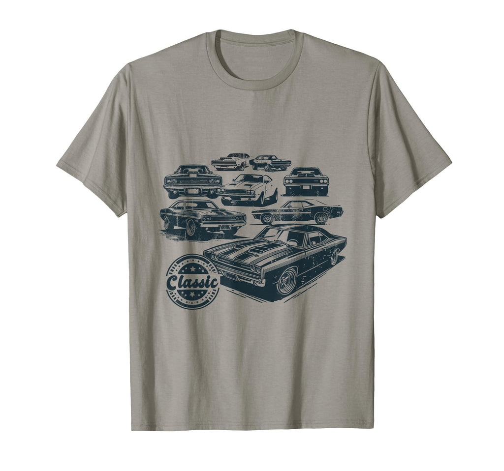 Car Collection Muscle Cars T-Shirt - Custom Art Print for Adults - T-Shirt, Sweatshirt, Hoodie
