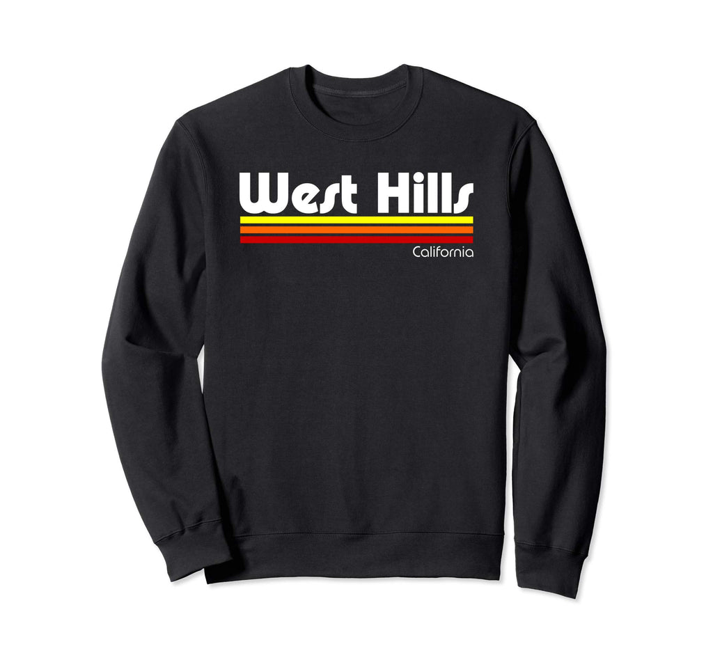 West Hills California Sweatshirt - Minimalist Print Men Women - T-Shirt, Sweatshirt, Hoodie