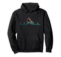 Roller Skating Skate Heartbeat Hoodie - Casual Everyday Wear Men Women - T-Shirt, Sweatshirt, Hoodie
