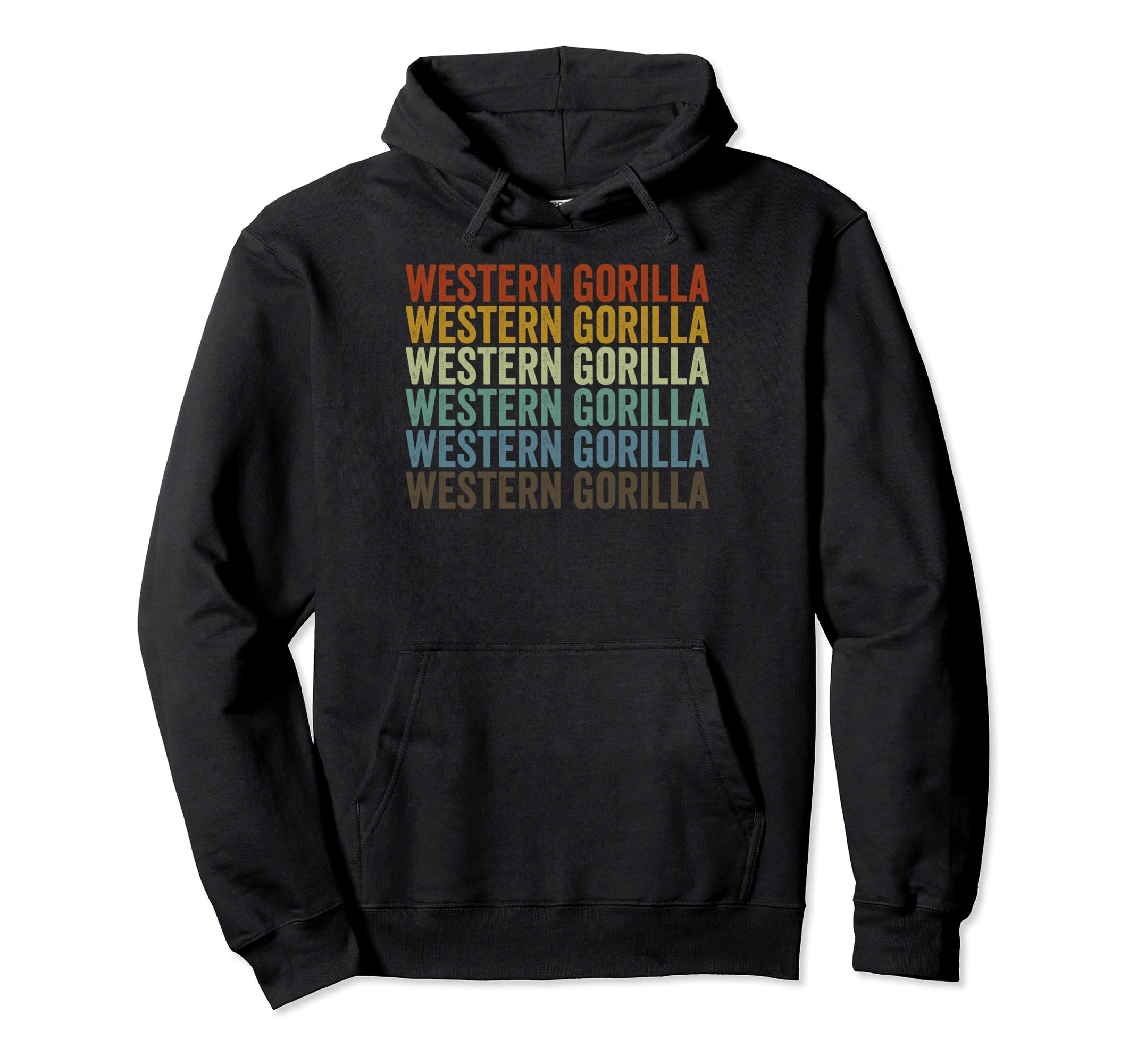 Western Gorilla Hoodie - Graphic Print Unisex - T-Shirt, Sweatshirt, Hoodie