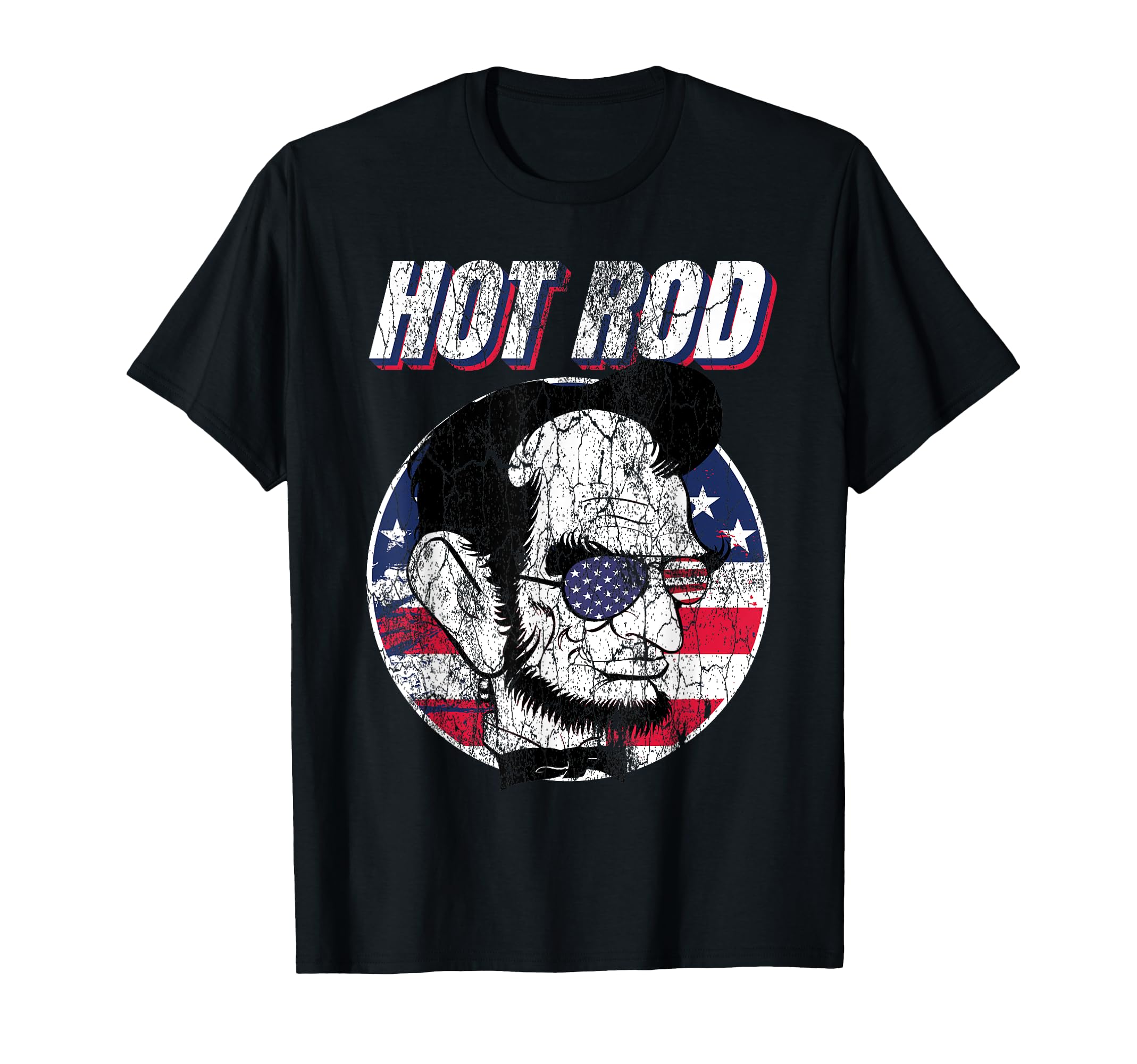 Hot Rod Abraham Lincoln Presidents T-Shirt - Unique Graphic Men Women - T-Shirt, Sweatshirt, Hoodie