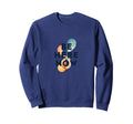 Be Here Now Mindfulness Typography Sweatshirt - Trendy Graphic Unisex - T-Shirt, Sweatshirt, Hoodie
