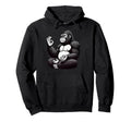 Meditation Gorilla Yoga Pose Relaxing Hoodie - Streetwear Style Unisex - T-Shirt, Sweatshirt, Hoodie