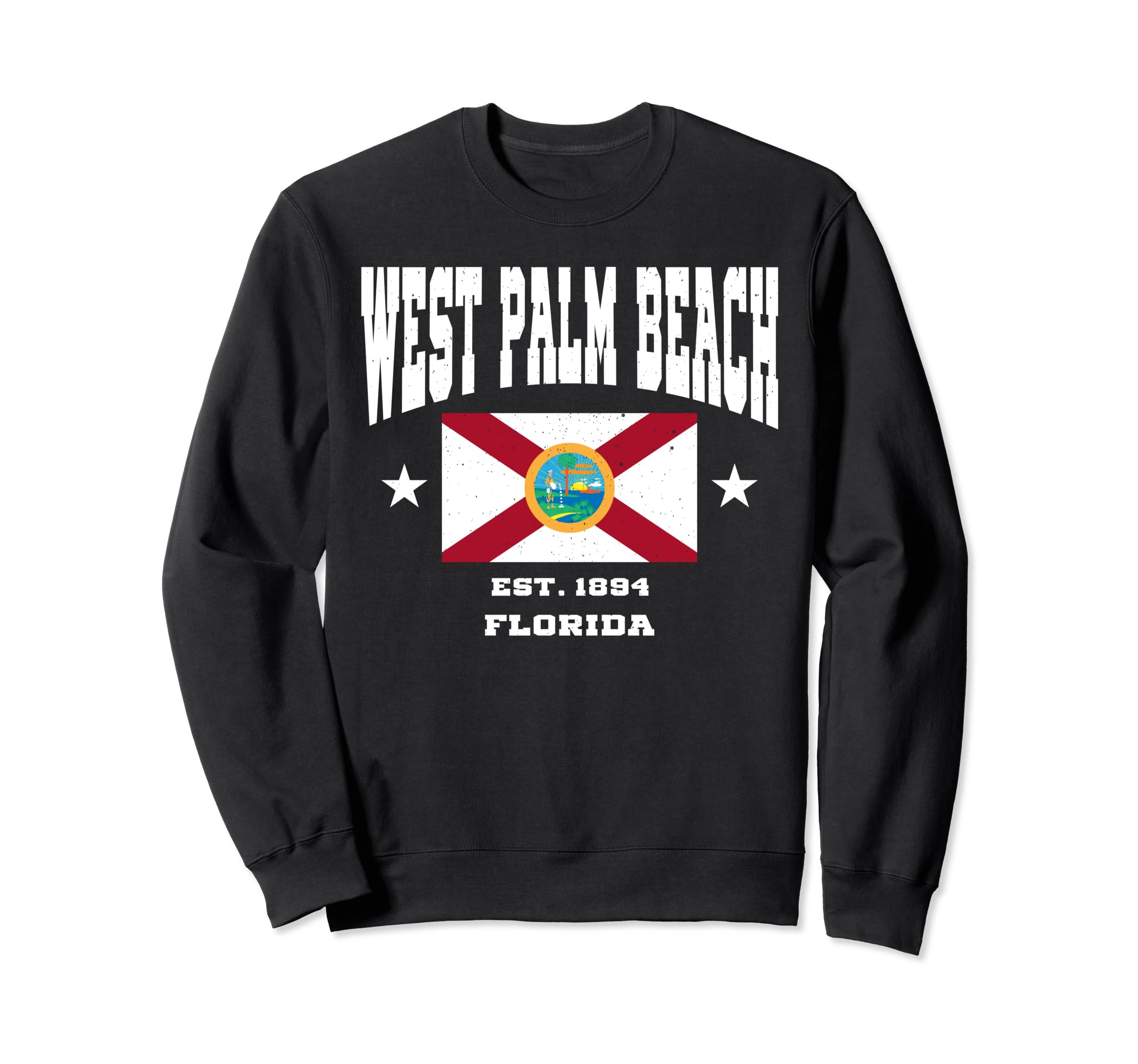 West Palm Beach Florida Fl Sweatshirt - Casual Everyday Wear for Adults - T-Shirt, Sweatshirt, Hoodie