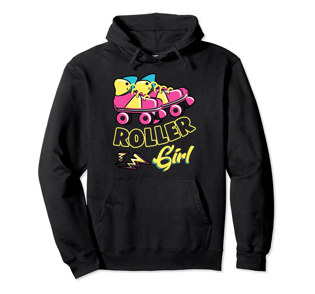 Roller Roller Skates 80S Hoodie - Minimalist Print Unisex - T-Shirt, Sweatshirt, Hoodie