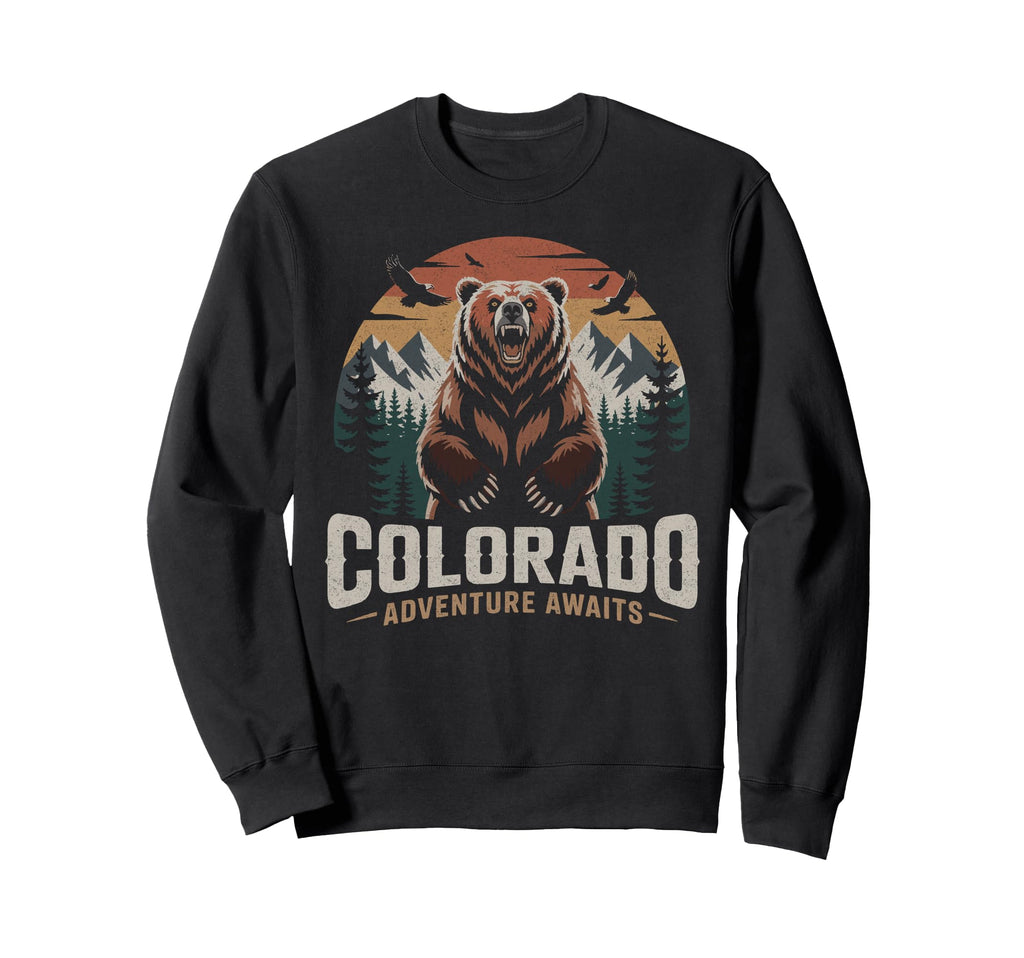 Colorado Mountains Nature Hiking Sweatshirt - Trendy Graphic for Adults - T-Shirt, Sweatshirt, Hoodie