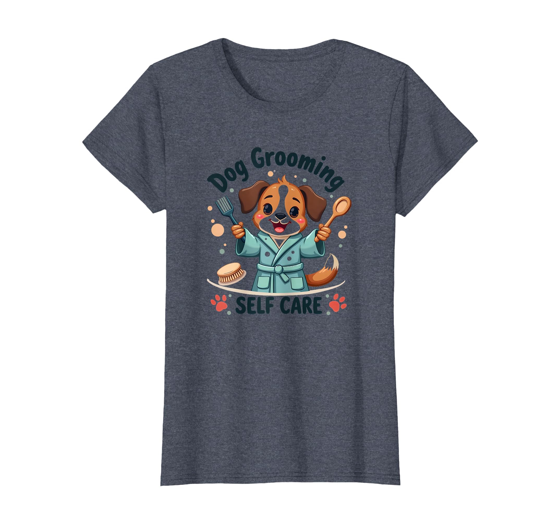 Dog Grooming Self Care Wellness T-Shirt - Aesthetic Graphic for Adults - T-Shirt, Sweatshirt, Hoodie