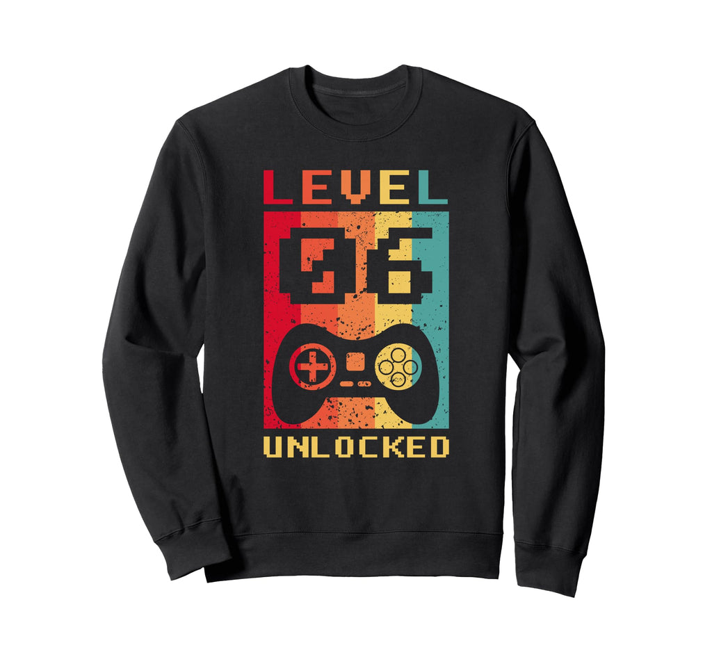 Level 6 Unlocked Gamer Controller Sweatshirt - Novelty Apparel for Adults - T-Shirt, Sweatshirt, Hoodie