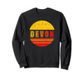 Devon Name Sunset Devon Sweatshirt - Custom Art Print for Adults - T-Shirt, Sweatshirt, Hoodie
