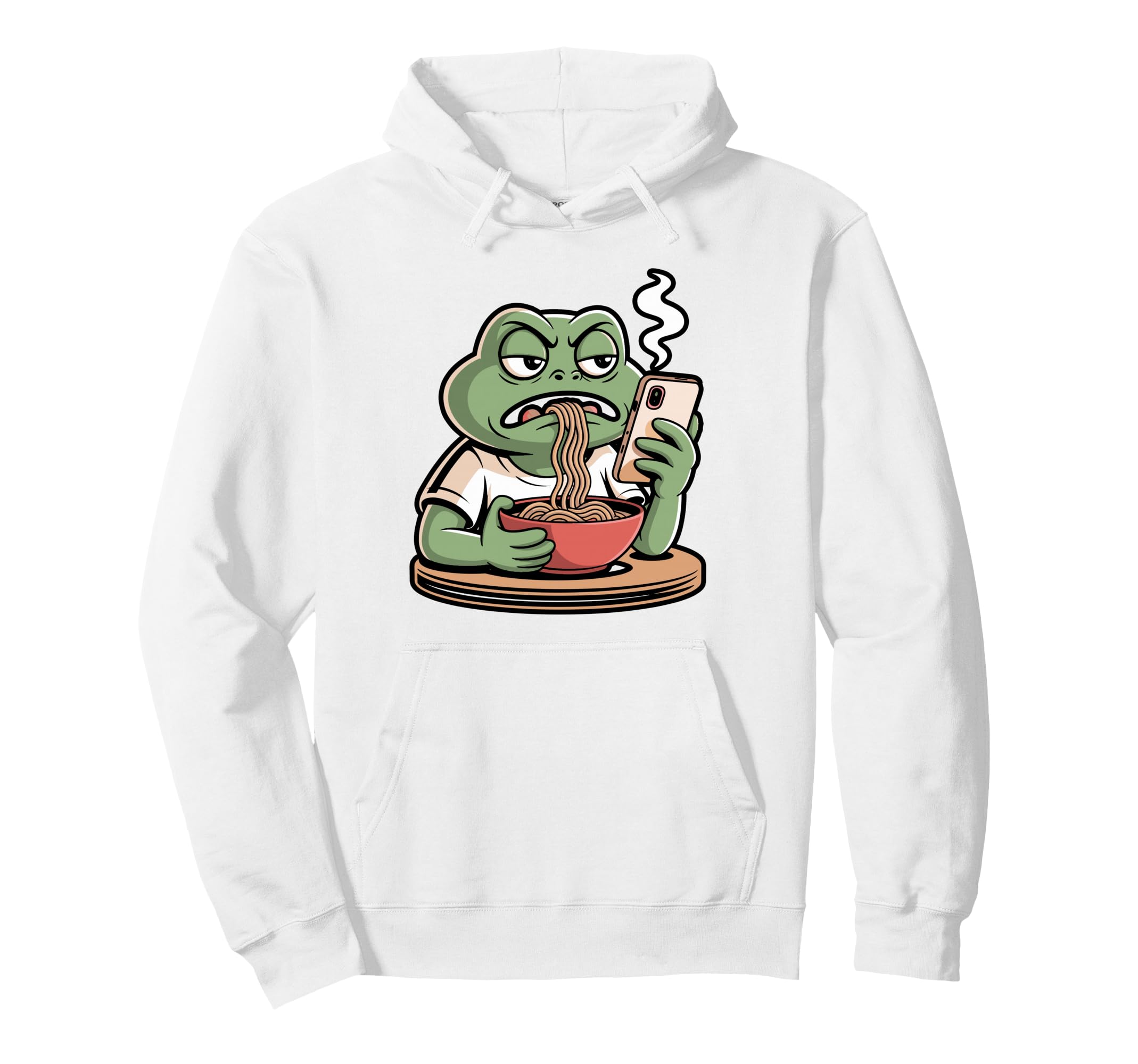 Ramen Frog Aesthetic Hoodie - Trendy Graphic Unisex - T-Shirt, Sweatshirt, Hoodie