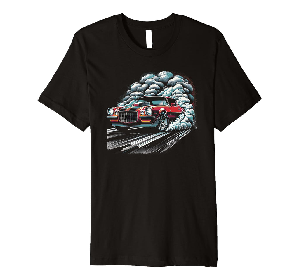 Muscle Car 60S 70S Car Lover T-Shirt - Minimalist Print Unisex - T-Shirt, Sweatshirt, Hoodie