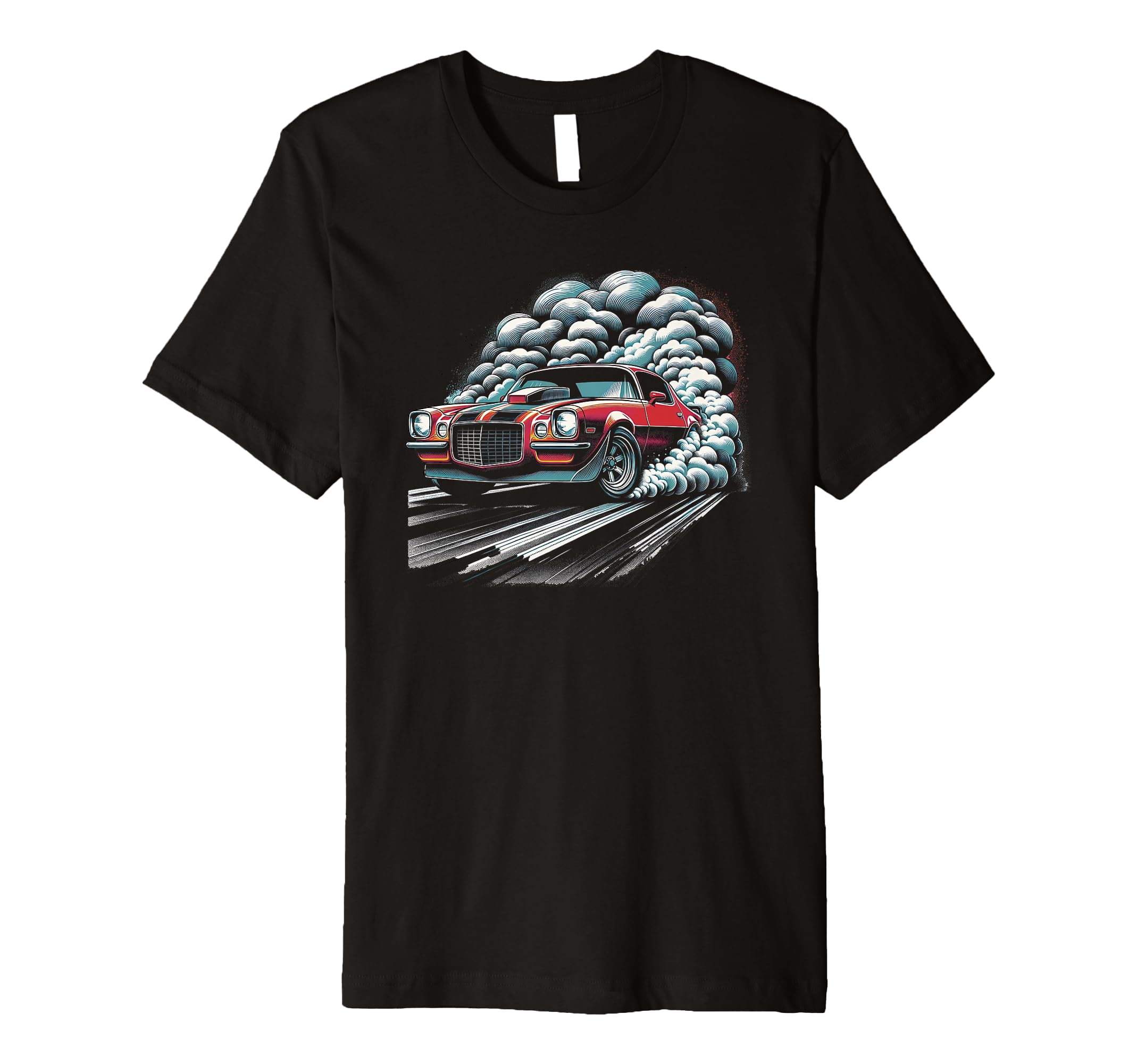 Muscle Car 60S 70S Car Lover T-Shirt - Minimalist Print Unisex - T-Shirt, Sweatshirt, Hoodie