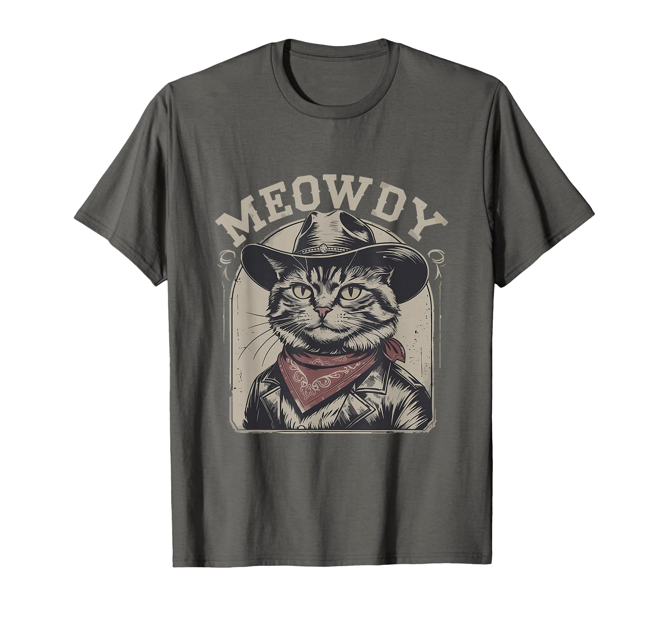 Meowdy Country Music Funny Western T-Shirt - Unique Graphic for Adults - T-Shirt, Sweatshirt, Hoodie