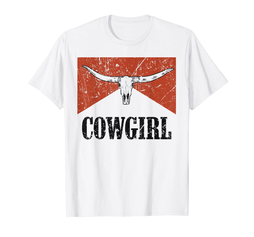 Bull Skull Cowgirls Western Life Rodeo T-Shirt - Trendy Graphic Men Women - T-Shirt, Sweatshirt, Hoodie