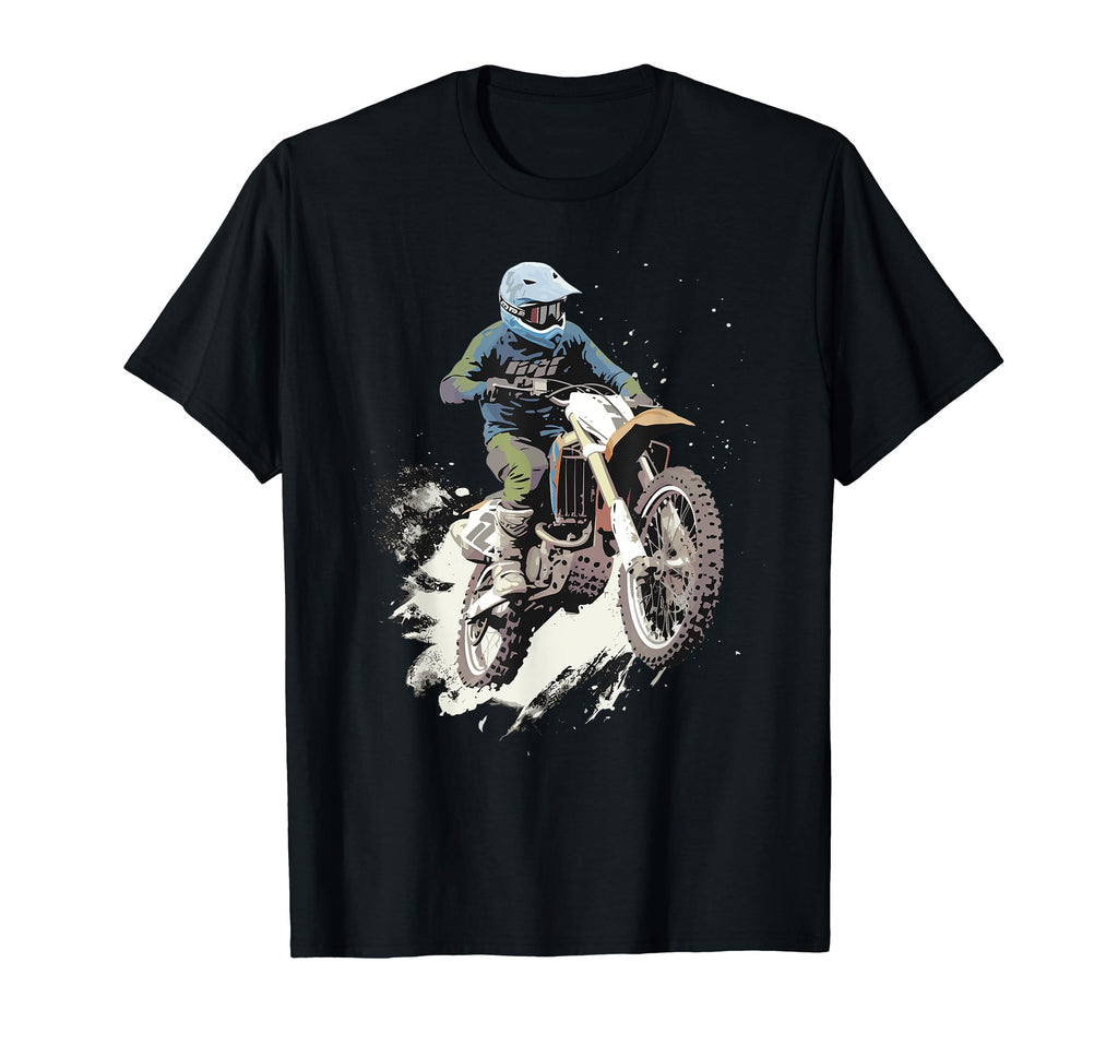 Dirt Bike Riding Motocross Racing T-Shirt - Aesthetic Graphic Men Women - T-Shirt, Sweatshirt, Hoodie