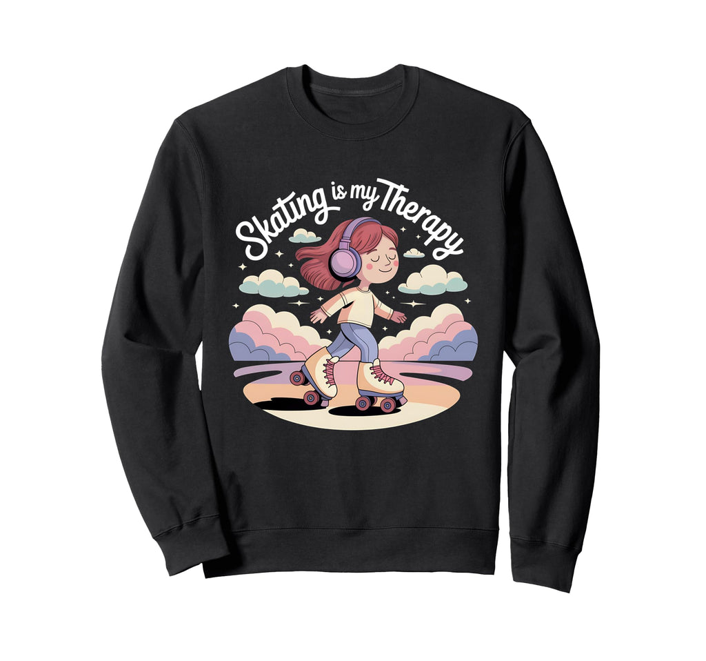 Roller Skate Roller Skating Sweatshirt - Aesthetic Graphic for Adults - T-Shirt, Sweatshirt, Hoodie