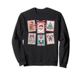 Stamp Holiday Postage Art Sweatshirt - Streetwear Style Unisex - T-Shirt, Sweatshirt, Hoodie