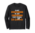 Cat Lover Overthinker Pet Overthinking T-Shirt - Graphic Print for Adults - T-Shirt, Sweatshirt, Hoodie