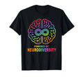 Powered Neurodiversity Brain Autism T-Shirt - Novelty Apparel for Adults - T-Shirt, Sweatshirt, Hoodie
