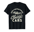 Easily Distracted Cars Racing Muscle T-Shirt - Graphic Print for Adults - T-Shirt, Sweatshirt, Hoodie