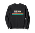 Reno Nevada 70S Stripes Sweatshirt - Unique Graphic Men Women - T-Shirt, Sweatshirt, Hoodie