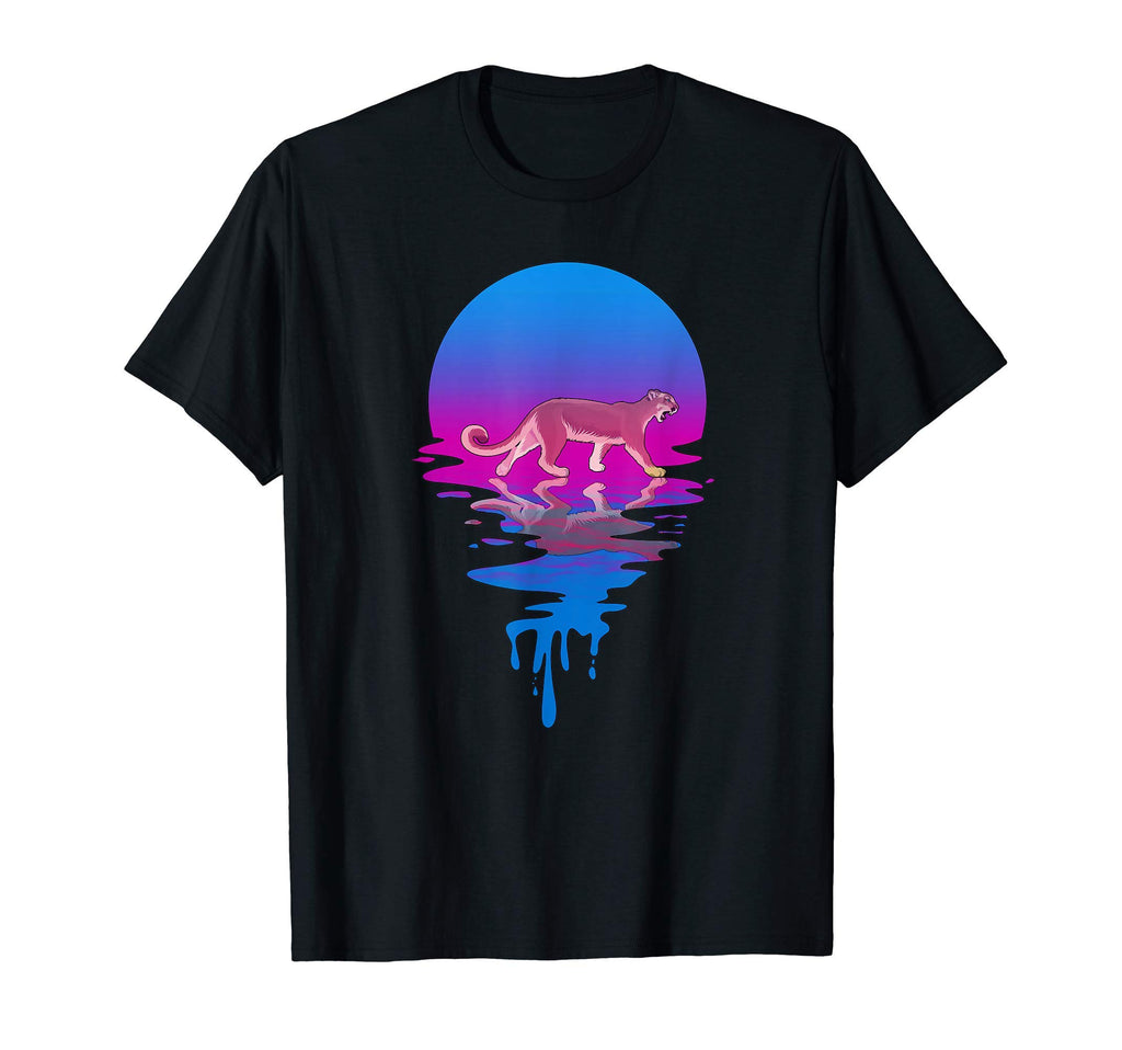 Sunset Cougar T-Shirt - Casual Everyday Wear Men Women - T-Shirt, Sweatshirt, Hoodie