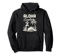 Aloha Cowboy Beach Cowgirl Western Hoodie - Graphic Print Men Women - T-Shirt, Sweatshirt, Hoodie