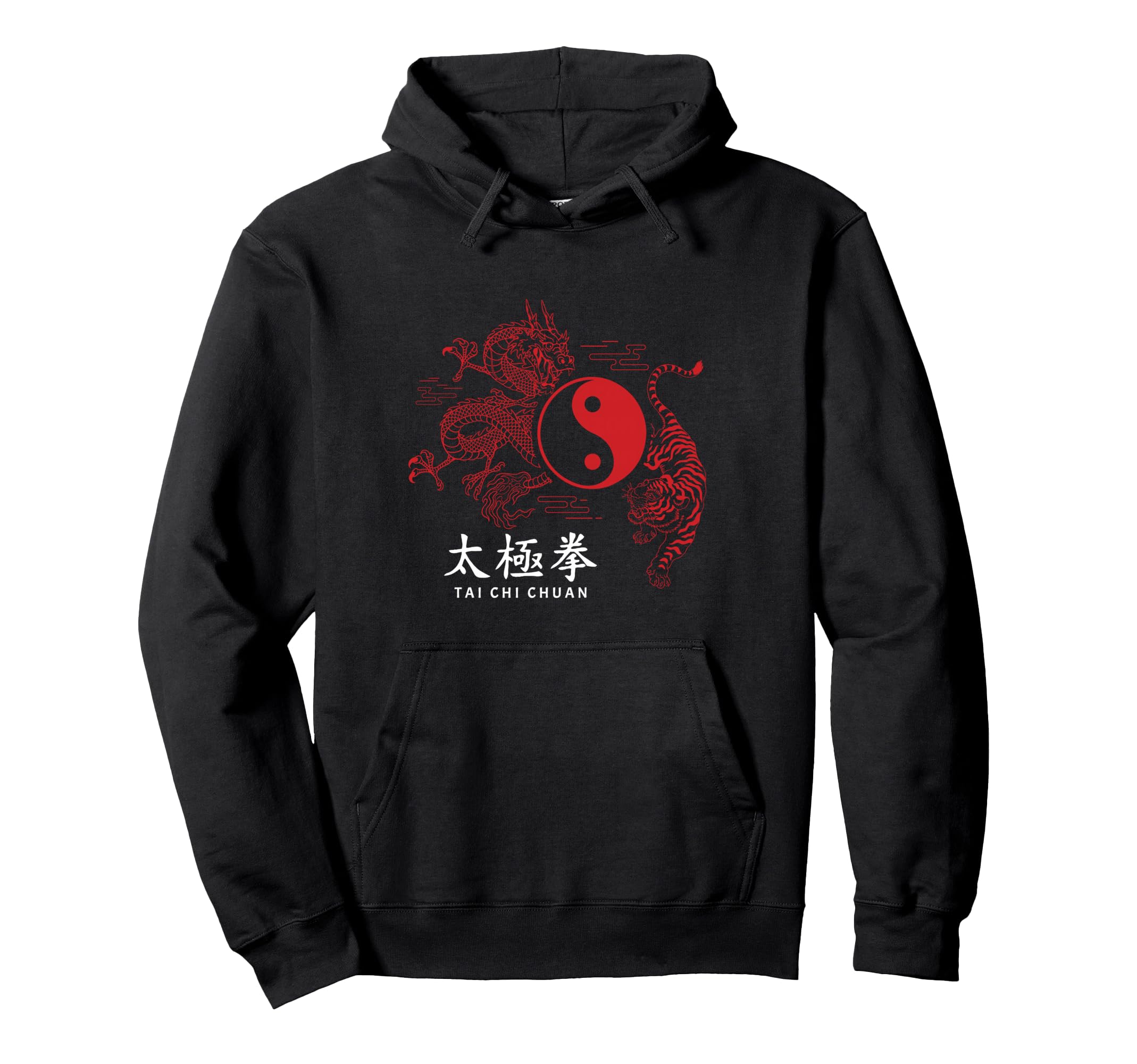 Tai Chi Meditation Martial Arts Zen Hoodie - Streetwear Style Unisex - T-Shirt, Sweatshirt, Hoodie