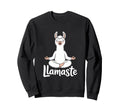 Llamaste Yoga Llama Meditation Sweatshirt - Streetwear Style for Adults - T-Shirt, Sweatshirt, Hoodie
