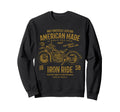 American Motorcycle Distressed Sweatshirt - Aesthetic Graphic Men Women - T-Shirt, Sweatshirt, Hoodie
