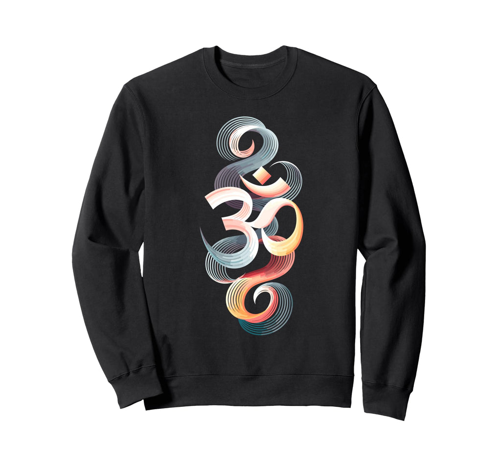 Om Symbol Yoga Meditation Spiritual Sweatshirt - Minimalist Print Unisex - T-Shirt, Sweatshirt, Hoodie