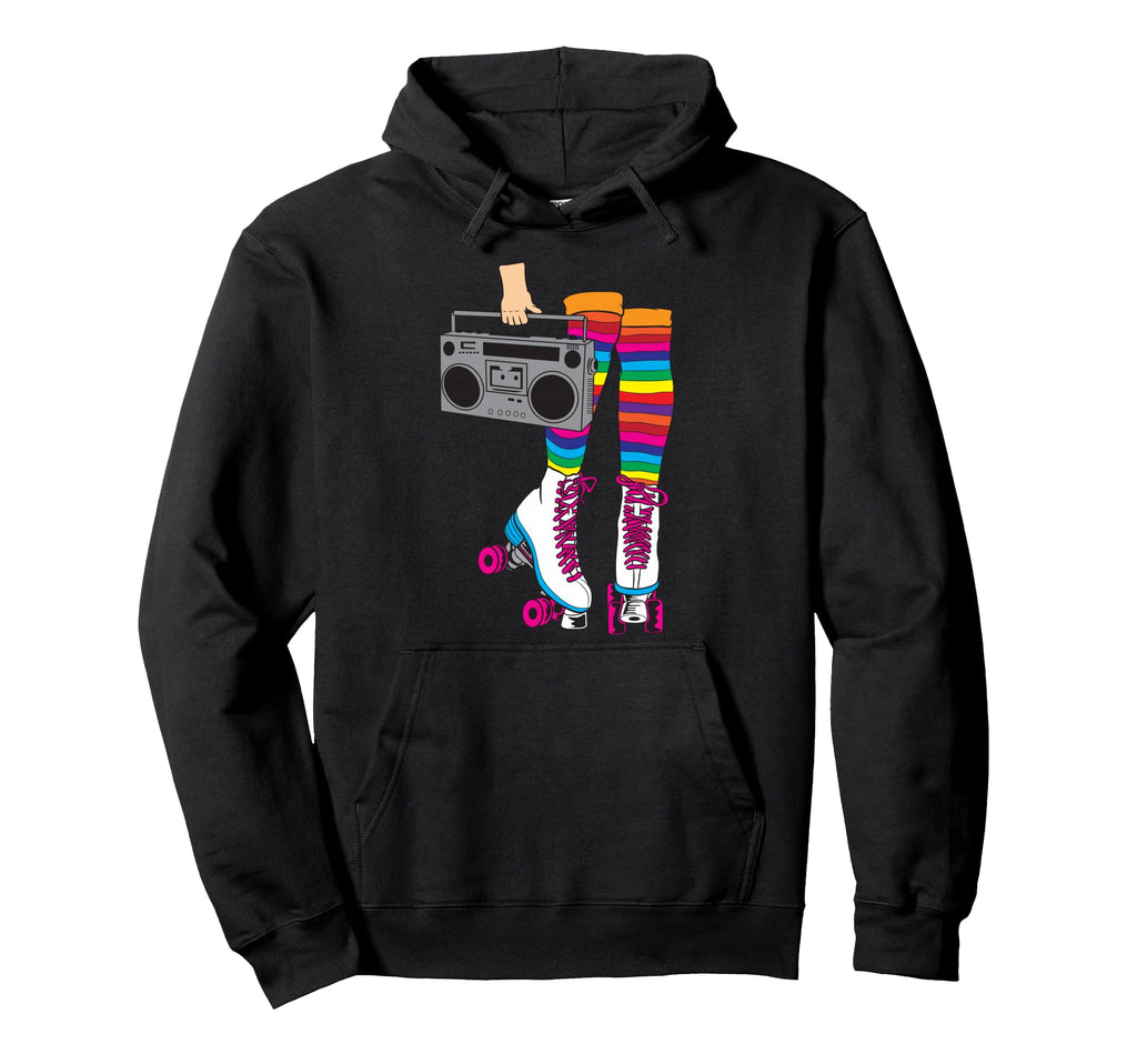 Rollerskates Funny 80S Roller Hoodie - Casual Everyday Wear Men Women - T-Shirt, Sweatshirt, Hoodie