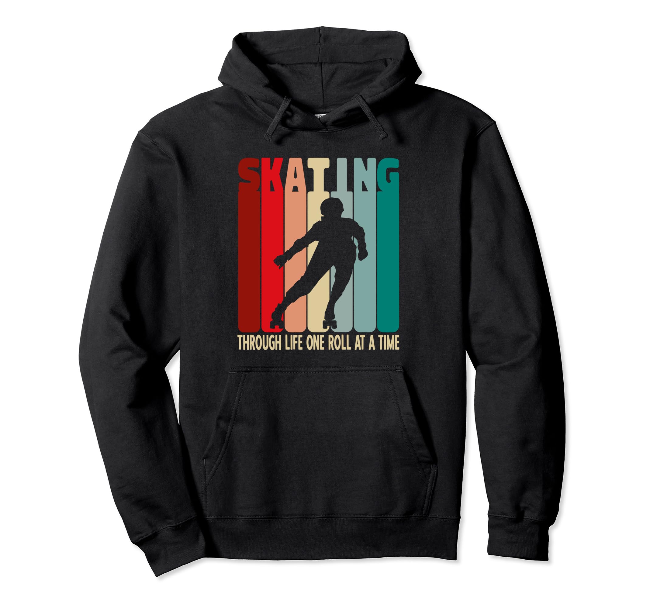 Roller Skating Rollerblade Roller Derby Hoodie - Trendy Graphic for Adults - T-Shirt, Sweatshirt, Hoodie