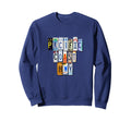 Pacific Coast Highway Licence Sweatshirt - Minimalist Print for Adults - T-Shirt, Sweatshirt, Hoodie