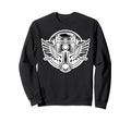 Usa Flag Motorcycle Gift Bikers Sweatshirt - Fun Novelty Design for Adults - T-Shirt, Sweatshirt, Hoodie
