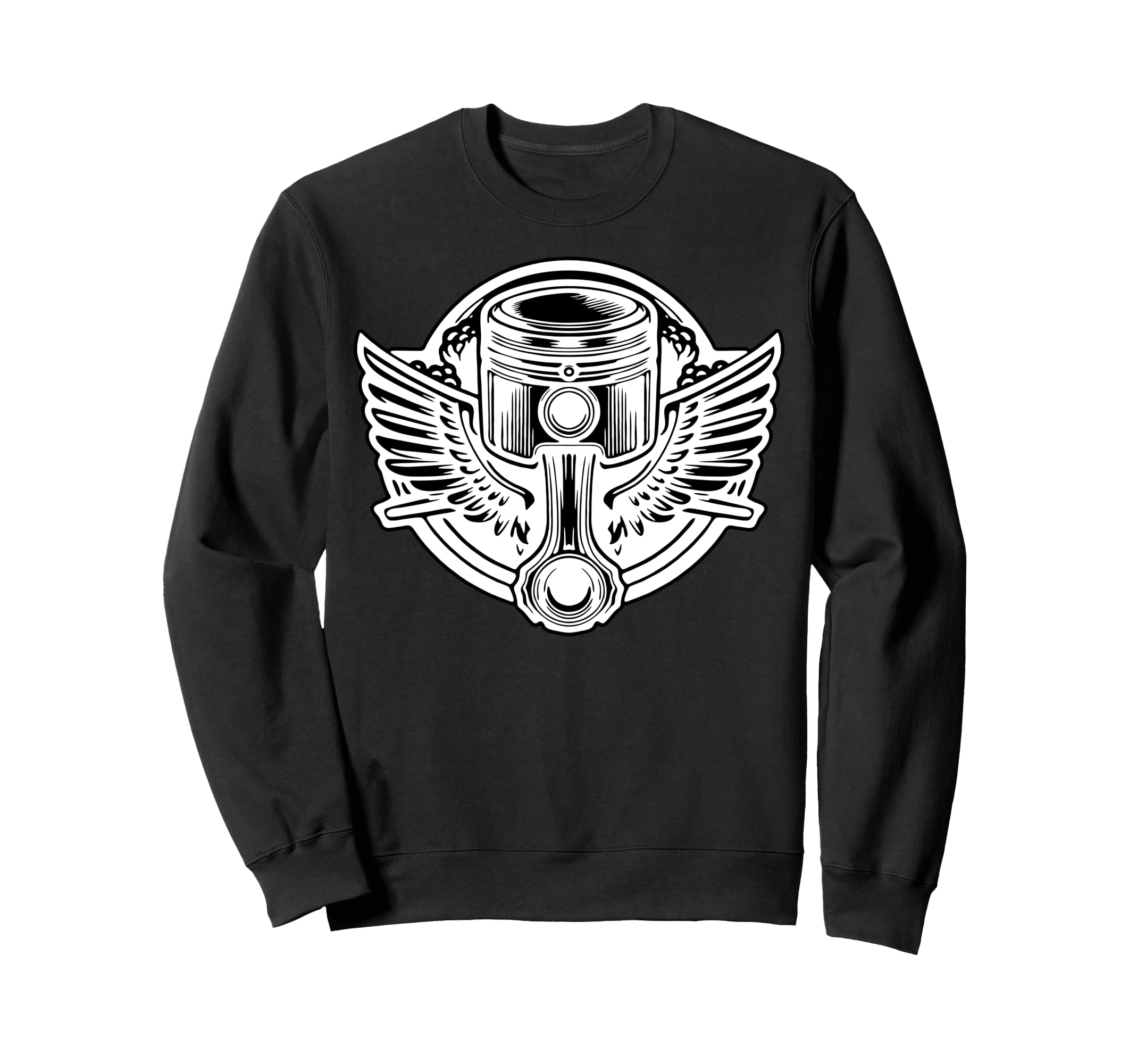 Usa Flag Motorcycle Gift Bikers Sweatshirt - Fun Novelty Design for Adults - T-Shirt, Sweatshirt, Hoodie