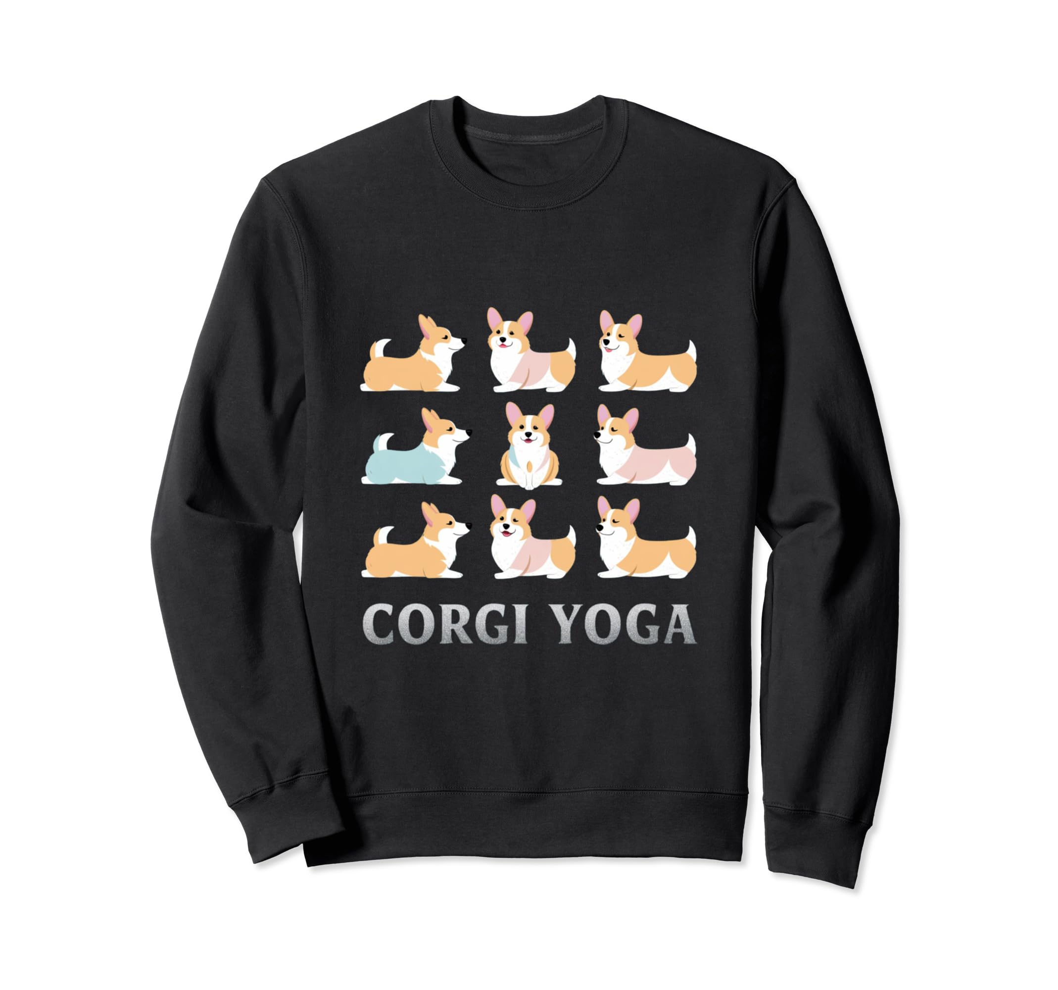 Corgi Yoga Meditation Workout Exercise Sweatshirt - Novelty Apparel Unisex - T-Shirt, Sweatshirt, Hoodie