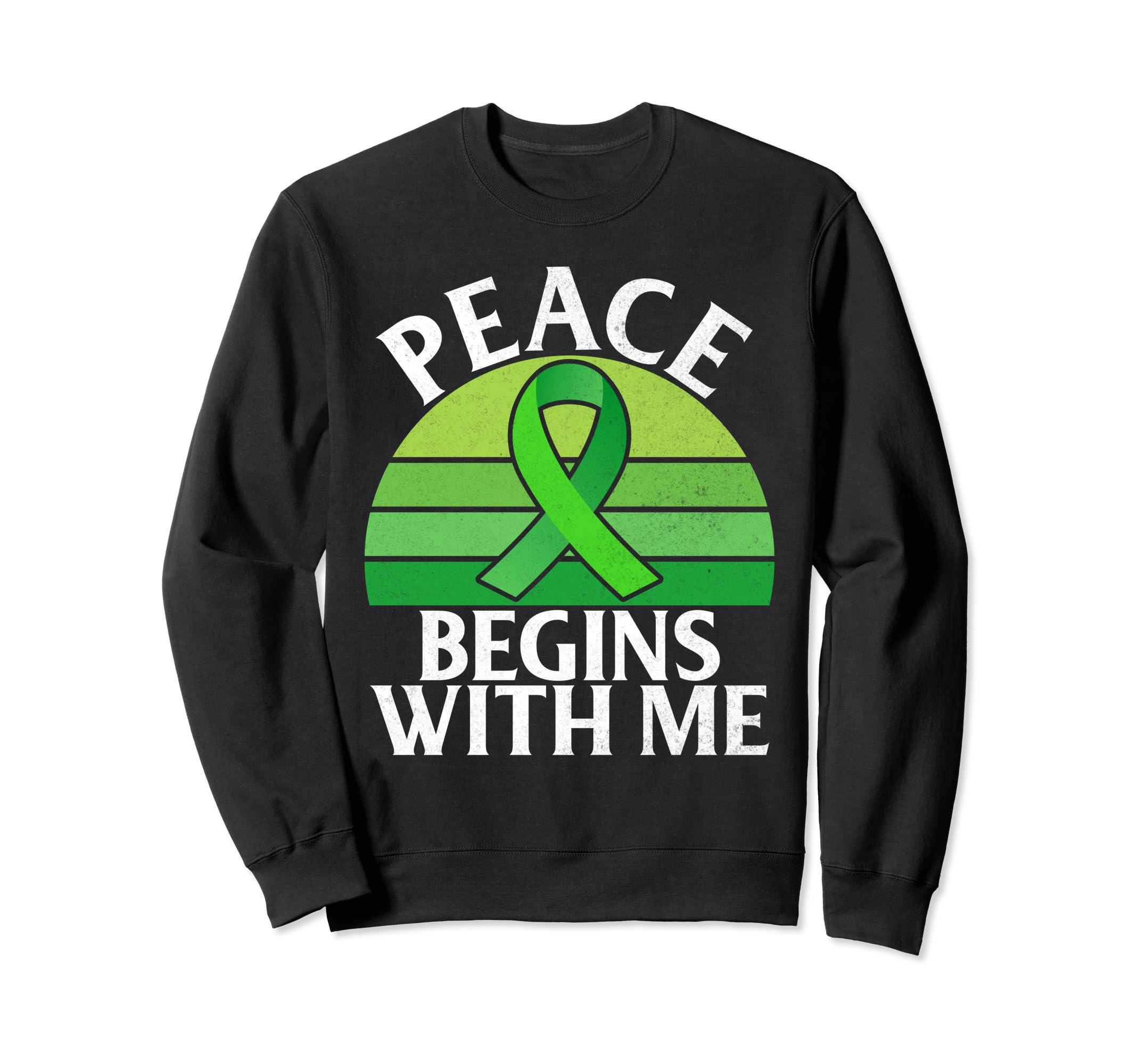 Peace Begins Me Mental Health Sweatshirt - Custom Art Print for Adults - T-Shirt, Sweatshirt, Hoodie