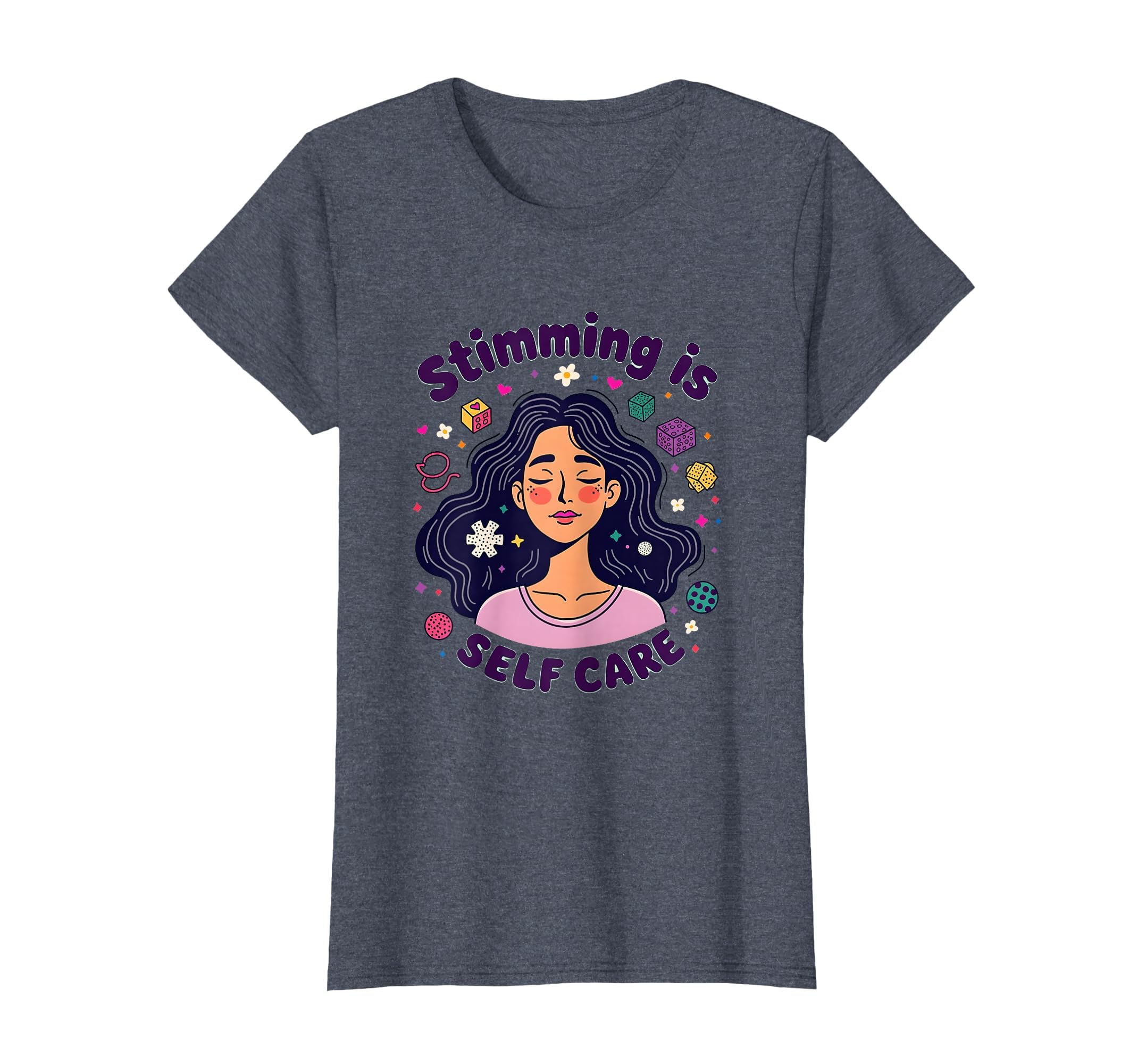 Stimming Is Self Care Autism Awareness T-Shirt - Fun Novelty Design Unisex - T-Shirt, Sweatshirt, Hoodie