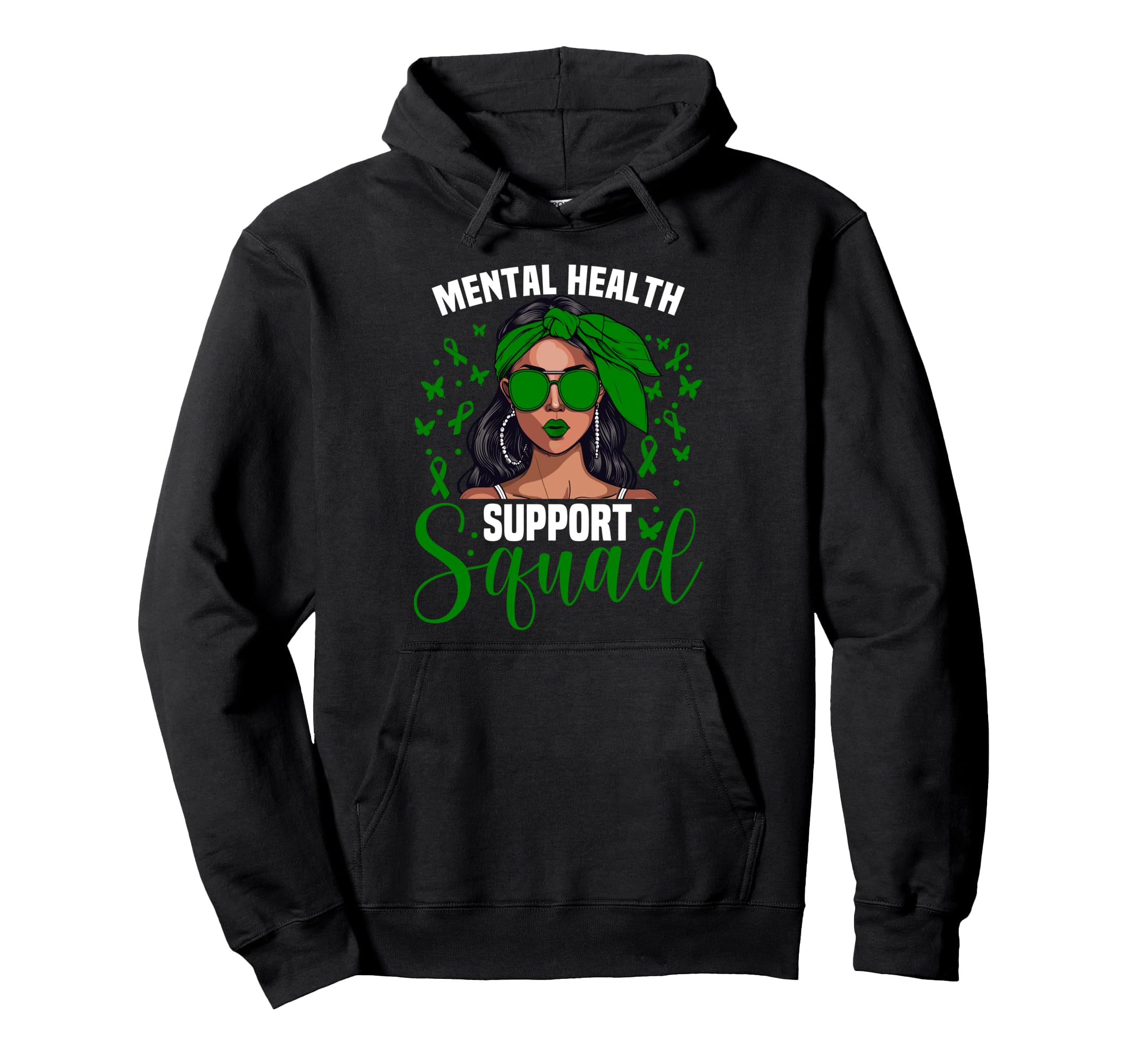Mental Health Awareness Support Survivor Hoodie - Novelty Apparel Unisex - T-Shirt, Sweatshirt, Hoodie