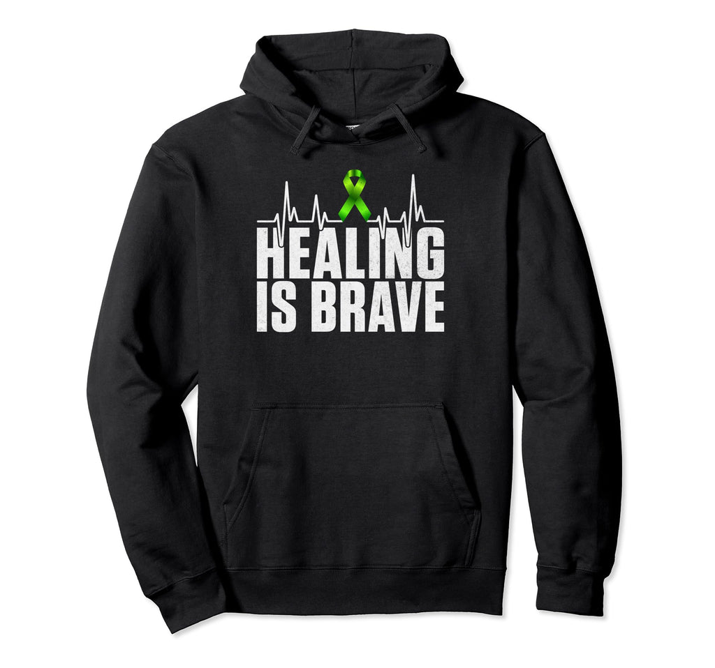 Healing Is Brave Mental Health Hoodie - Trendy Graphic Men Women - T-Shirt, Sweatshirt, Hoodie