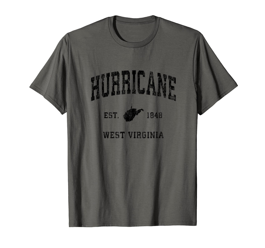 Hurricane West Virginia Wv Athletic T-Shirt - Trendy Graphic for Adults - T-Shirt, Sweatshirt, Hoodie