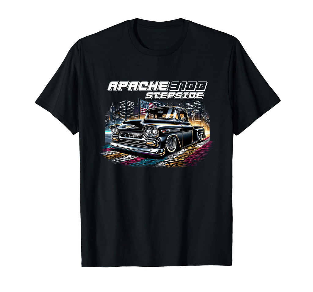 C10 Apache Stepside Pickup Truck C10 T-Shirt - Minimalist Print for Adults - T-Shirt, Sweatshirt, Hoodie